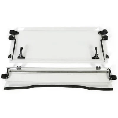 Scratch Resistant Flip Windshield For 2016+Kawasaki Mule Pro FXT / DXT / DX / FX - Image 1 of 4