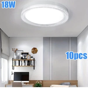 10X 5.91Inch 18W Recessed LED Ceiling Light Fixture Kitchen Round Ceiling Light  - Picture 1 of 7
