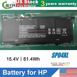 SP04XL Battery for HP Spectre X360 13-AP000 HSTNN-IB8R L28764-005 61.4Wh Laptop - Picture 1 of 13