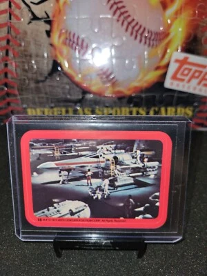 1977 Topps Star Wars Series 2 Sticker #18 Rebel Fleet  - Image 1 of 2