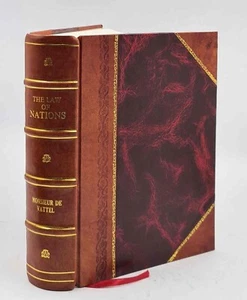 The law of nations; or, Principles of the law of nature, applied [Leather Bound] - Picture 1 of 1