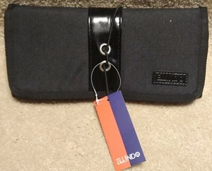 Ellindo Roll-up Organizer Black~ New with tag~ Cosmetics Bag,Travel Case - Picture 1 of 12