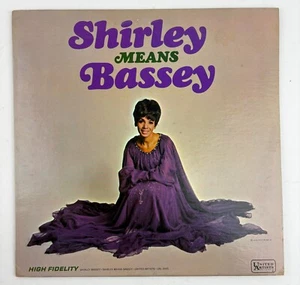 Shirley Bassey – Shirley Means Bassey - United Artists Records - Picture 1 of 3