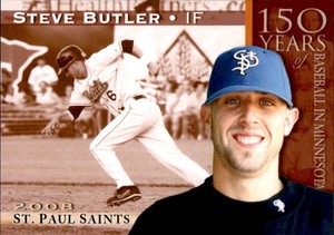 2008 St. Paul Saints Team Issue #6 Steve Butler St Paul Minnesota Baseball Card
