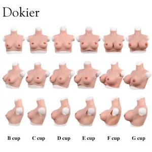 Dokier realistische Silikon Crossdresser Brustformen gefälschte Boobs Brüste B-G Tasse - Bild 1 von 12