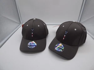 Auténtica camiseta/sombrero de golf Pukka con estrellas y rayas ajuste elástico, gris - Imagen 1 de 7
