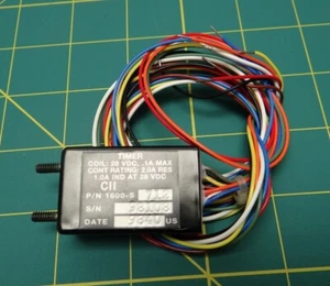 Hi-G Company Sequential Timer P/N 1600-S-712 NSN 6645-00-482-8457, 28 VDC 0.1 A - Picture 1 of 4