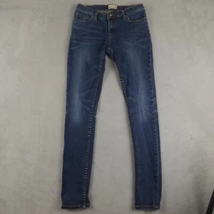 Pantalones de mezclilla ajustados de tiro bajo Roxy para mujer 28 azules - Imagen 1 de 18