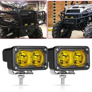 for 2021-2024 Yamaha Wolverine RMAX2 RMAX4 1000 3" 40W LED Cube Pods Work Lights - Picture 1 of 14