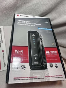 ARRIS SURFboard SBG6580 DOCSIS 3.0 Cable Modem WiFi Router Combo (Open Box) - Picture 1 of 6