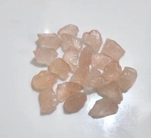 Lote de 20 piezas de cuarzo rosa de calidad rara tamaño 14-16 mm piedras preciosas sueltas definitivas - Imagen 1 de 7