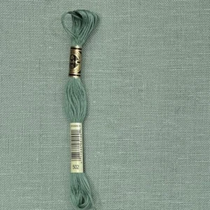 Wichelt 28 Count Danish 100% linen Stoney Point blue/green 76-138 cross stitch - Picture 1 of 1