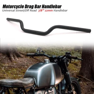 Manillar de arrastre Euro Tracker de 7/8" para motocicleta Honda Suzuki Yamaha Harley - Imagen 1 de 8