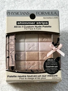 Physicians Formula Shimmer Strips All-In-1 Custom Nude Palette, Natural Nude - Picture 1 of 3