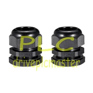 2Pcs PG29 Cable Gland Waterproof Joint Adjustable Black for 18mm-25mm Dia Wire # - Picture 1 of 4