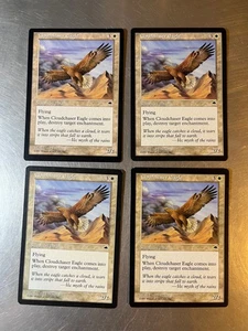 4x Cloudchaser Eagle Vintage Tempest Magic Cards LP-EX Condition - Picture 1 of 2