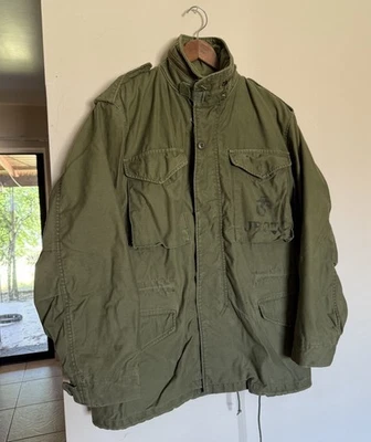 VTG Vintage JROTC Alpha Industries Cold Weather M-65 Military Field Jacket Coat - Image 1 of 4