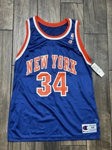 VTG NWT Charles Oakley New York Knicks Champion Basketball NBA Jersey Sz 44 NEW - Picture 1 of 5