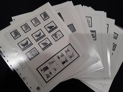 Hojas SAFE- 2009-2010  para sellos de ESPAÑA- casi como nuevas - Imagen 1 de 2