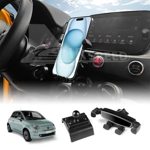 Car Dashboard Dash Mount Phone Holder Bracket Clip For Fiat 500 08-23 Abarth 595 - Picture 1 of 9