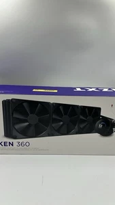 Refroidisseur CPU liquide AiO NZXT Kraken 360 3 x 120 mm - Noir mat - LIRE DESCRIPTION - Photo 1/4