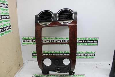 02-07 GMC Envoy - Radio Climatizador Tablero Borde Bisel Negro Grano Madera Fabricante de Equipo Original Foto 1 de 4