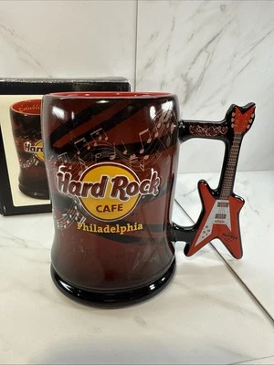 Hard Rock Cafe✨Philadelphia✨Guitar Handle✨Mug✨NOS - Image 1 of 4