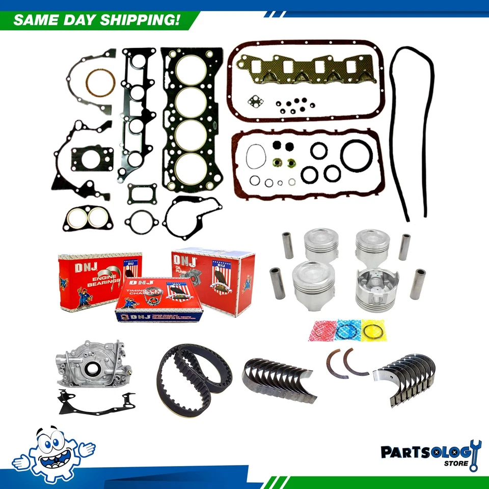 Kit de reconstrução de motor DNJ EK525M Master para 89-95 Geo Suzuki Sidekick 1.6L SOHC 8v - Imagem 1 de 4