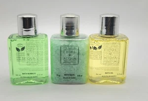 FIORE ACQUA Luxury Resort Bolle da Bagno Biologiche + Sali da Bagno + Olio da Bagno. Totale 7 oz - Foto 1 di 8