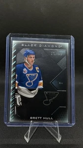 2021-22 UD BLACK DIAMOND BRETT HULL #BDB-BH /349 ST LOUIS BLUES 21/22 Upper Deck - Picture 1 of 2