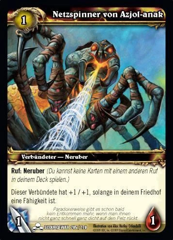 WoW - 4x Netzspinner von Azjol-anak - Krieg der Geißel - Bild 1 von 1