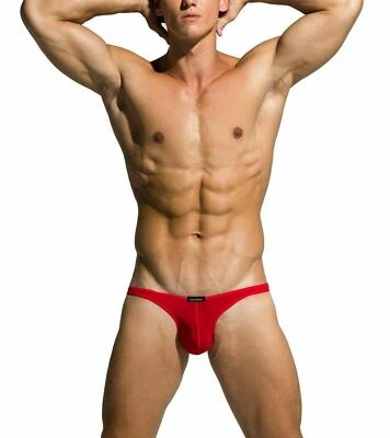 Private Structure Brief transparent Desire Glaze Bikini Slips Red 3571 66A - Image 1 of 4