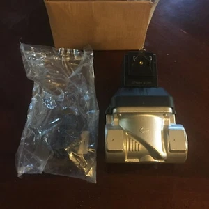 Burkert Type 6213 2-Way Solenoid Valve 1” NPT 24V DC Cool Stainless Body - Picture 1 of 4