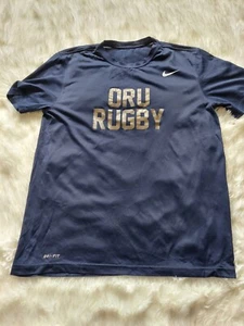 Camiseta de rugby ORU talla Lg de Nike Dri-Fit azul - Imagen 1 de 5