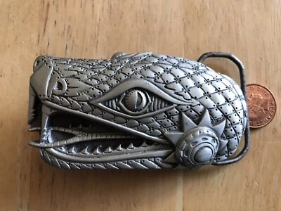 GAP Great American Product Snake buckle Solid Pewter USA 1997 VGC Size ~85x50mm - Image 1 of 4