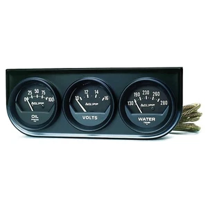 AutoMeter 2348 Autogage Schwarz Öl / Volt / Wasser Schwarz Konsole - Bild 1 von 1