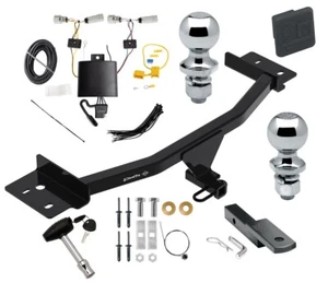 Trailer Tow Hitch For 20-25 Lincoln Aviator w/ Wiring 2" + 1-7/8" Ball and Lock - Picture 1 of 8