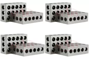 Shars 4 paia 8 pezzi 1-2-3 set blocchi 23 fori .0003" acciaio temprato #] - Foto 1 di 5