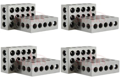 SHARS TOOL SHARS BRAND NEW 4 PAIRS 8PCS 1-2-3 BLOCK SET .0002" NEW #]