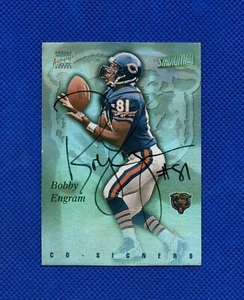 1997 Topps Stadium Club Co-Signers Bobby Engram & Mickey Washington Autos! Bears - Picture 1 of 3
