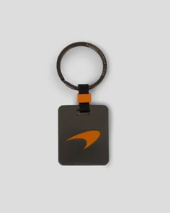 McLaren F1 Collection Formula 1 Logo Speedmark Keyring Keychain Grey - Picture 1 of 2