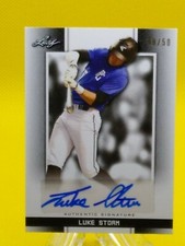 Luke Storm 2019 Leaf Perfect Game AUTOGRAPH #BA-LS1 Duke Blue Devils ***49/50***