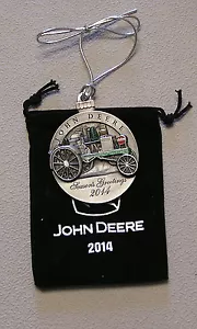 NEW ---- 2014 John Deere Pewter Christmas Ornament - Picture 1 of 1