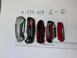 KLAPPBARE ALLZWECKMESSER SORTIERT GUTER ZUSTAND ALLE FUNKTIONIEREN 5 FÜR $15 OBO GEWINNT WIEDER - Bild 1 von 7