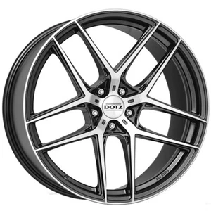 ALUFELGE DOTZ LAGUNASECA DUNKEL FÜR SKODA ENYAQ 9X21 5X112 GUNMETAL/POLISH ZVV - Bild 1 von 4