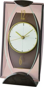 Reloj Seiko Mantel De Seiko Reloj Analógico Escritorio Marrón 12hr Tiempo UK QXG103B - Imagen 1 de 2
