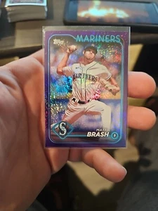 US168 2024 Topps Update Series Matt Brash Purple Speckle Refractor /799 - Picture 1 of 3