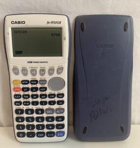 Casio FX-9750GII Graphing Calculator w/ Cover - TESTED WORKING