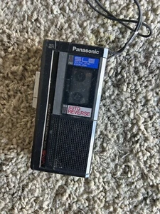 Panasonic RN-89 Mikrokassette Hand-Sprachrekorder Auto Reverse mit 4 gebrauchten Bändern - Bild 1 von 3