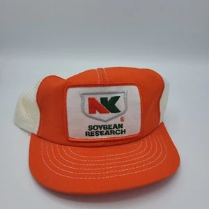 Vtg NK Seed Patch Mesh Cap SnapBack Swingster Two-Tone USA Farm Northrup King - Picture 1 of 7
